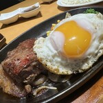 Suteki Miya - てっぱんステーキ&宮ハンバーグ（エッグトッピング）