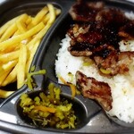 ほっともっと - 料理写真:ソース&塩ぶっかけ