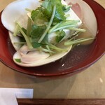 水と酒 三花 - はまぐり