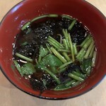 水と酒 三花 - お吸い物