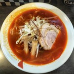 Sudora - 赤いラーメン（麺大盛）