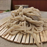 （栃木県益子産の常陸秋そばでの挽きぐるみ 細かい目 ）
          ②