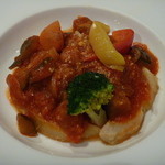 馬酔木 - ミートボールといろいろ野菜のトマト煮込み