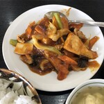 中国料理 珠華飯店 - 豆腐の辛味煮込み(ランチタイムセット)
