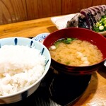 田中鮮魚店 - 鰹タタキ+ご飯セット