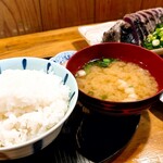 田中鮮魚店 - 鰹タタキ+ご飯セット