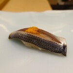 鮨 なんば - 小肌 海老おぼろ掛け