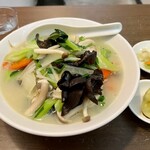 Haoshan Ajibou - 野菜タンメンお昼セット1000円