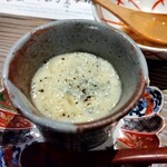 Ponshuya Santoku Rokumi - ブルーチーズと百合根の茶碗蒸し
