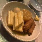 おでんスタンド 十 - おでんはまずは好きなの食べたいもんです