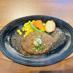 ハンバーグ オニオン - メニュー:ハンバーグ定食 ¥990(税込)