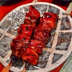 鶏料理・焼きとり　纜 - 肝レバー　最高!