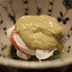 山﨑 - 加能蟹のしゃぶしゃぶ 甲羅で焼いた蟹味噌