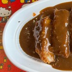 グリーンカウンター - カツカレー1200円　左