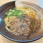 Minoya Udon - メニュー:肉うどん ¥600(税込)