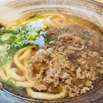 Minoya Udon - メニュー:肉うどん ¥600(税込)