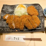 Tonkatsu Kagurazaka Sakura - 5種選べるお好み定食（小ロースかつ5つ）…税込1958円