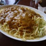 コーヒーハウス たんま - カレースパゲッティ　￥６８０