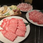 銀座しゃぶ輝 黒毛和牛しゃぶしゃぶ・すき焼き専門店 - 