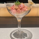 Sushi Yamaken - 見た目も鮮やかなマグロのカクテル！！