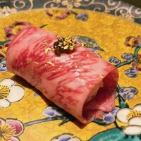 鮨 やまけん 銀座店 - テンション上がる肉寿司！！