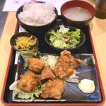 Yoka - (ﾗﾝﾁ) 唐揚げ定食￥780　2023.12.19