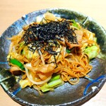 Street food style sauce Yakisoba (stir-fried noodles)