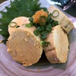 新潟本町 鈴木鮮魚 - あん肝。酒に合うものばかりで1日いれちゃいます。