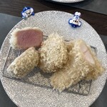 カツレツ Avanti - ミックスカツ。シャトーブリアン、メンチ、ササミ