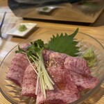 焼肉 無双武蔵 - 牛タンユッケ