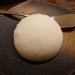 玄品 法善寺 総本店 ふぐ・うなぎ・かに料理 - ユズシャーベット♪