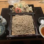季寄せ 蕎麦 柏や - 季節のきのこ天ざる