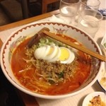 平良久亭 - 超辛担担麺