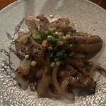 葡萄座 - セセリの黒胡椒炒め。