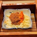 すし 良月 - セコガニの蒸し寿司