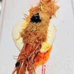 炭和食かなうS - ・強肴：天使の海老マヨ 〜金粉・キャビアのせー
