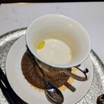 炭和食かなうS 特別室 - ・先附：黒毛和牛タン 白湯スープ