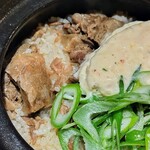 炭和食かなうS - ・食事：かなうの黒毛和牛土鍋御飯