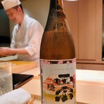 すし 良月 - 白隠正宗純米辛口、酒米はあいちのかおり、65%精米、静岡県