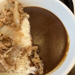吉野家 - 料理写真:牛黒カレー。