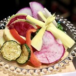 波へい - 彩り野菜の冷バーニャカウダ