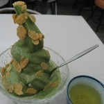 角屋 - 抹茶ソフト　210円