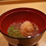 焼き鳥 茂 東桜 - 名古屋コーチン、自然薯のすりながし真薯