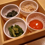 焼き鳥 茂 東桜 - 女神の微笑み（米）のお供