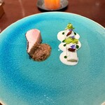 ラ・プリマ・ヴォルタ  - ✽ 鰆、セロリ、ミルク、アーモンド