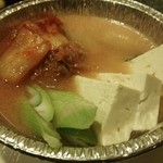 とんぼ亭 - 牡蠣とキムチの・・・なんだっけ(;O;)。。