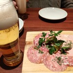 肉ビストロ&クラフトビール ランプラント - ソフトサラミなど