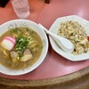 たんぽぽラーメン  - 『ラーメン』650円+『焼きめし』650円