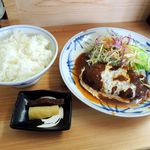 洋食の店 花櫚 - ハンバーグステーキセット