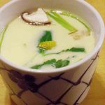 祇園寿司 - 茶碗蒸しも注文。具だくさんでボリュウム満点。